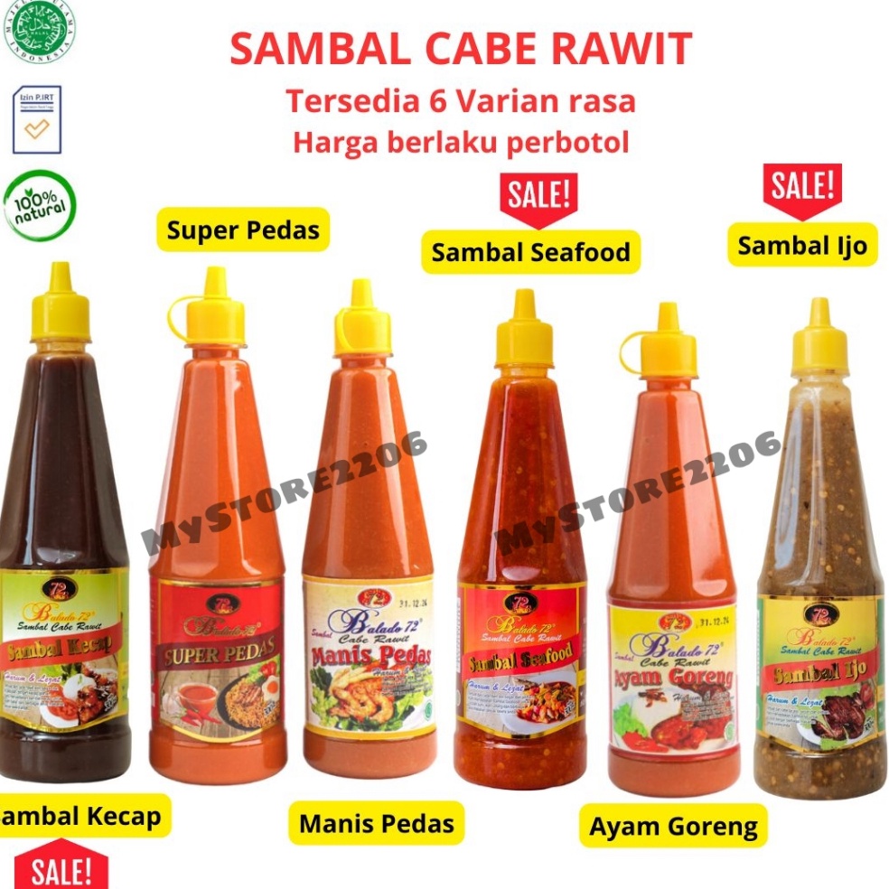 

Makin laris Sambal Balado Kaisar 72 Super Pedas Singkawang Kalimantan Barat