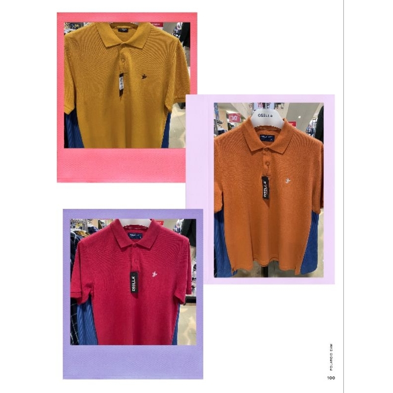 OSELLA - Kaos Polo / Polo Shirt Pria Size S-XXL Original