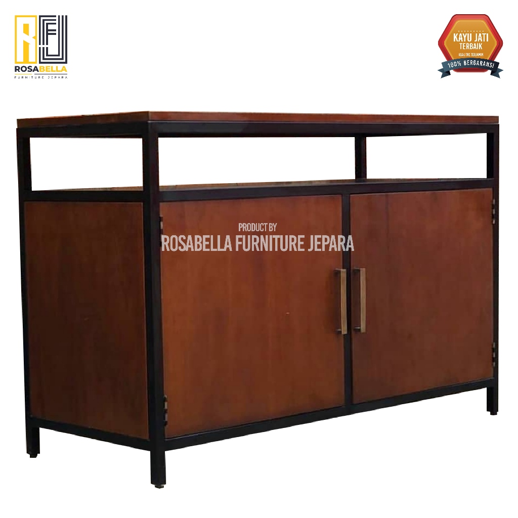 Cabinet Kabinet Meja Tv Minimalis Industrial - 0090