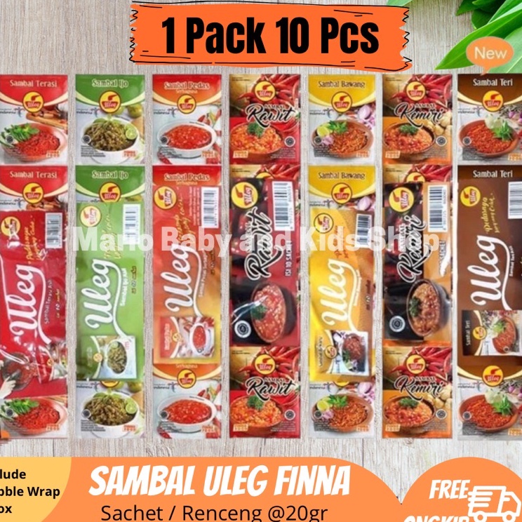 

Model Baru Sambal Uleg Finna Isi 1 Sachet Renceng Sambel Uleg