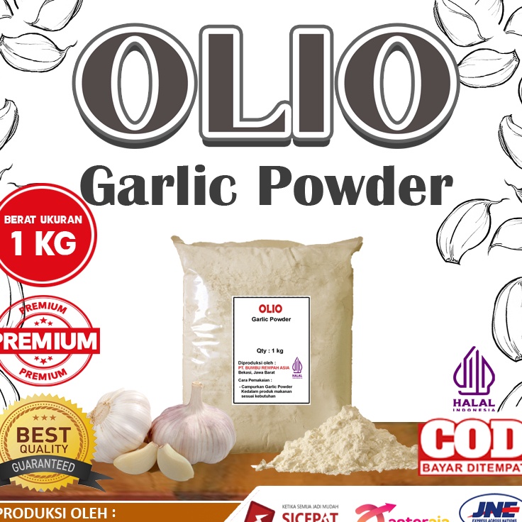 

Penawaran Terbaik Garlic Powder Bawang Putih Bubuk 1kg