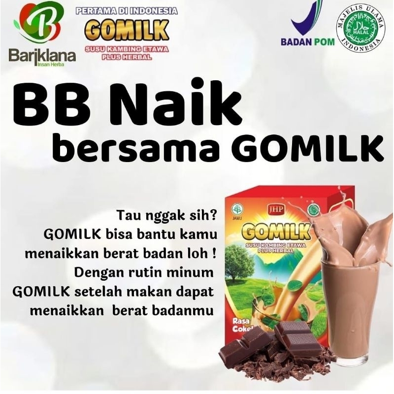 

GOMILK (SUSU KAMBING ETAWA PLUS HERBAL)