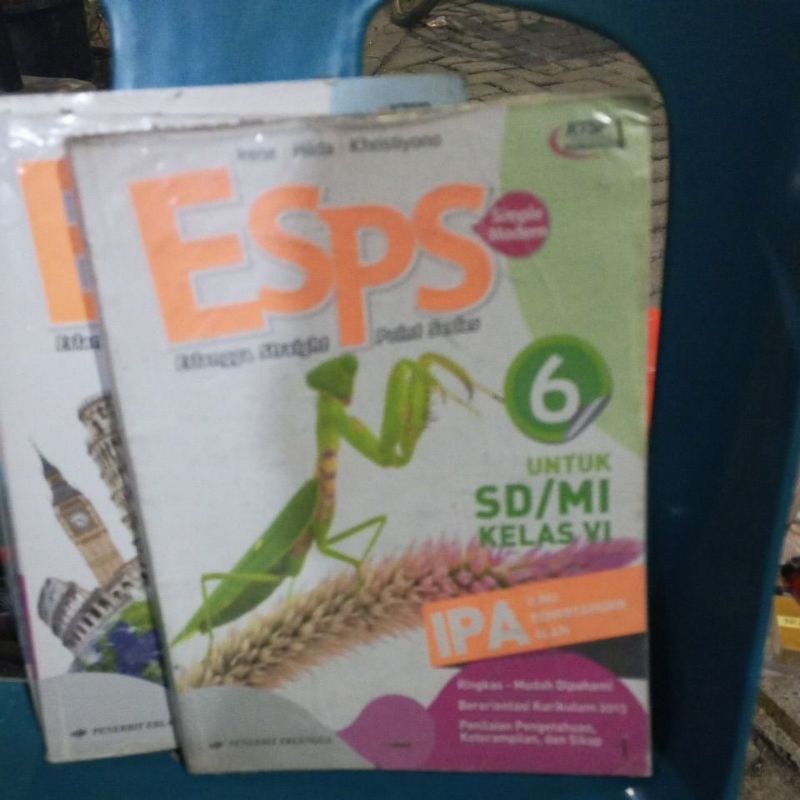 BUKU ESPS IPA UNTUK SD KELAS 6 KTSP 20O6 PENERBIT ERLANGGA