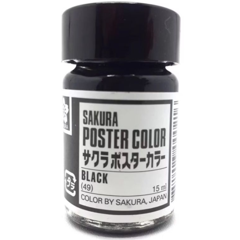 

Cat Poster Color Sakura 15 ml Black