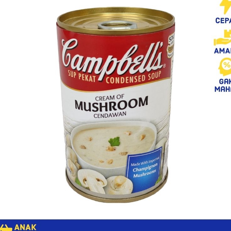 

Buruan Belanja Campbell Cream of Mushroom 35gr Sup Krim Jamur Campbells USA