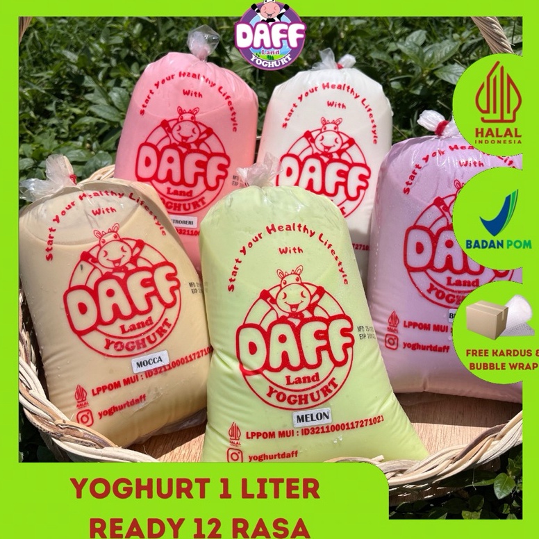 

Paling dicari BPOM PREMIUM YOGURT 1 LITER KEMASAN PLASTIK READY 12 DAFF YOGHURT