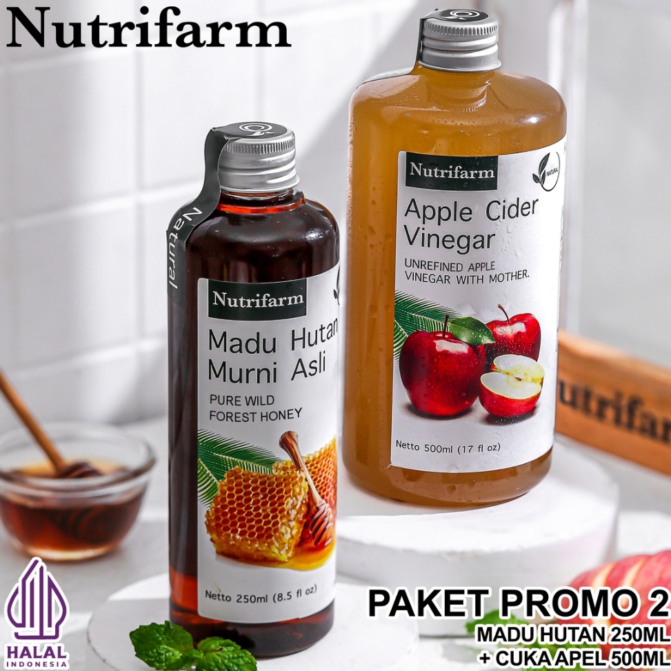 

High Quality NUTRIFARM PAKET CUKA APEL 5ML DAN MADU HUTAN 25ML