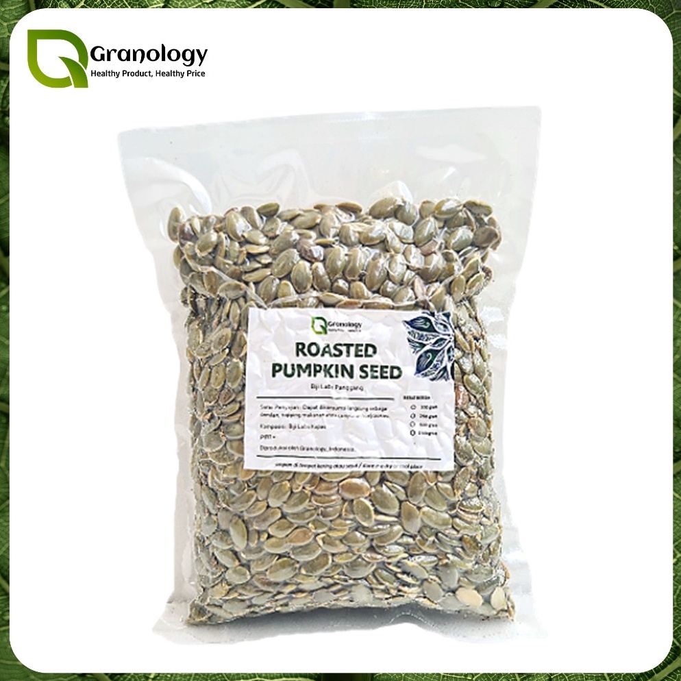 

Ekslusif disini Roasted Pumpkin Seed Biji Labu Oven 5 gram by Granology