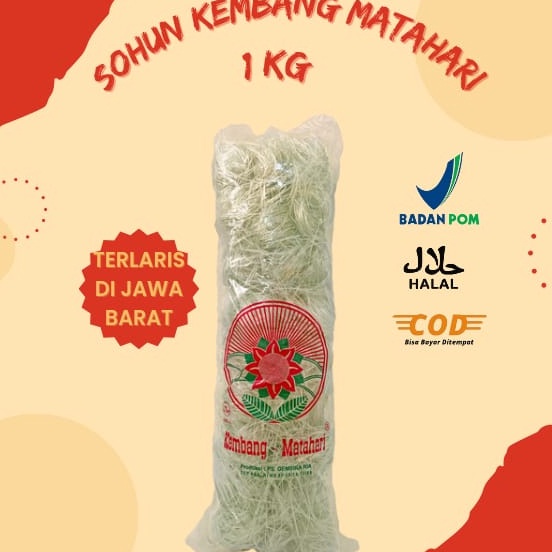 

Booming Sohun Kembang Matahari 1 kg Sohun Premium Lembut dan Kenyal Sohun Khas Indonesia