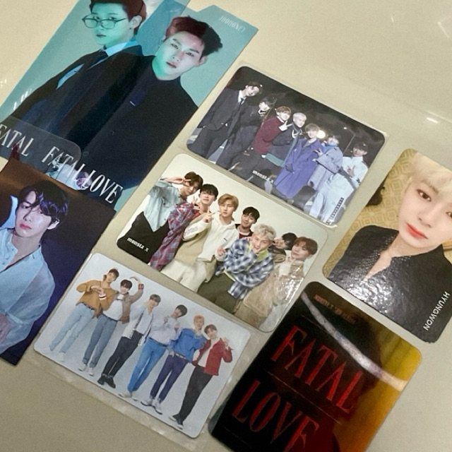 monsta x photocard — fatal love, group ⭑