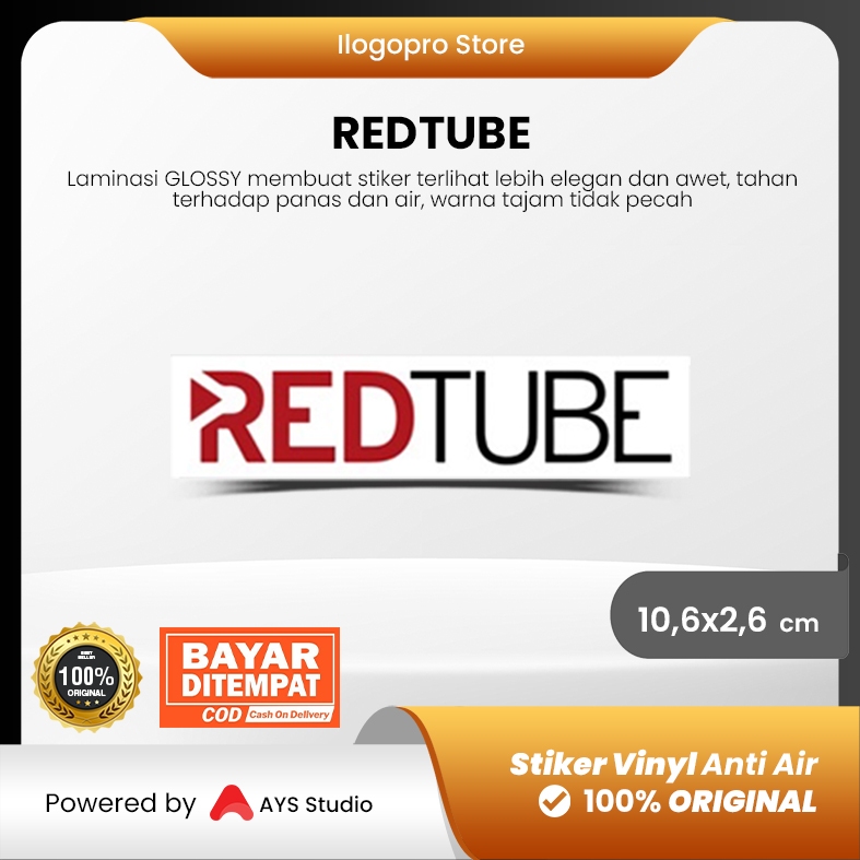 

Stiker Film Hiburan Dewasa Vinyl Anti Air Glossy - RED TUBE