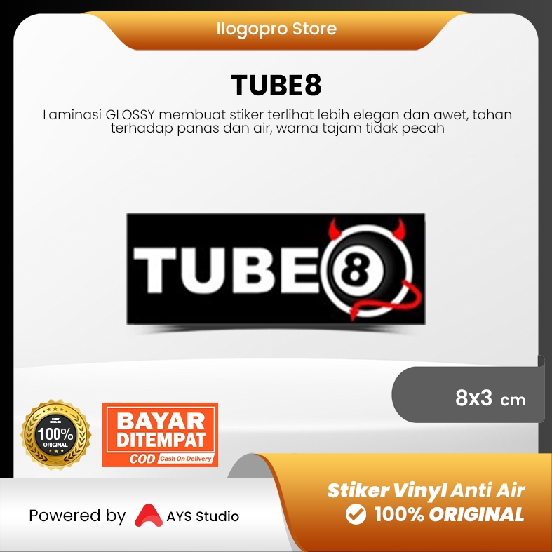 

Stiker Film Hiburan Dewasa Vinyl Anti Air Glossy - TUBE 8