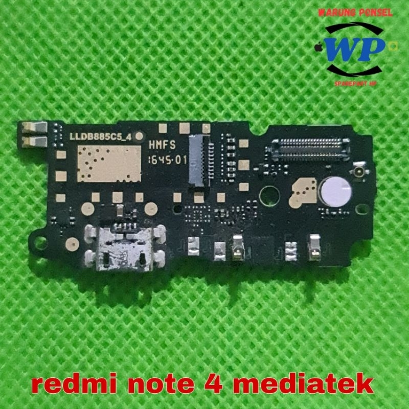 BOARDCAS REDMI NOTE 4 MEDIATEK SOKET BIG ORI COPOTAN NORMAL