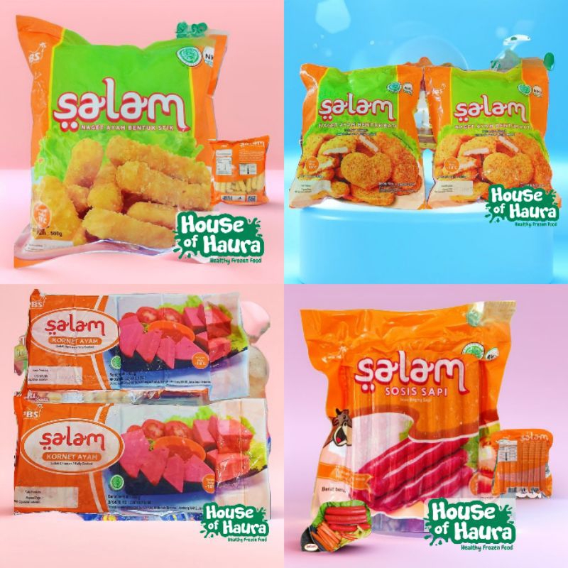 

Salam / Sosis Salam / Nugget Salam / Kornet Salam / Kornet Ayam / Bakso Salam