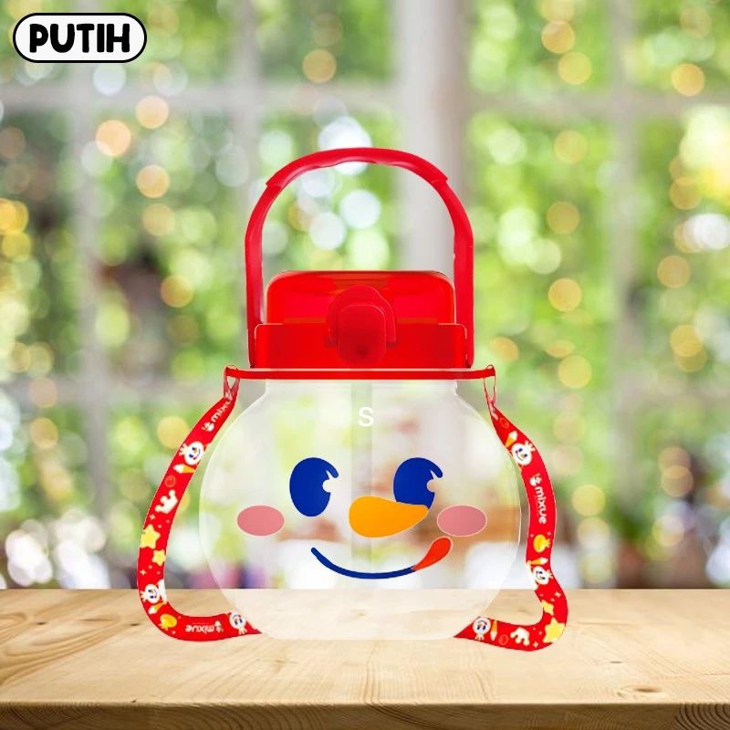 Botol Mixue snowking 1400 ml Botol kepala mixue tumbler