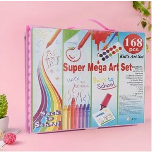 

Krayon Anak set isi 168pcs | Pena Lukisan Anak Kotak | Hadiah Alat Tulis Lukisan Kreatif