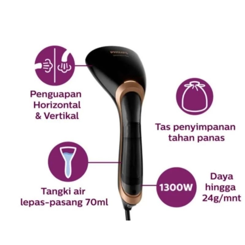 PHILIPS SteamGo Garment Steamer Travel Iron GC362/80 GC 362 GC-362 ORI
