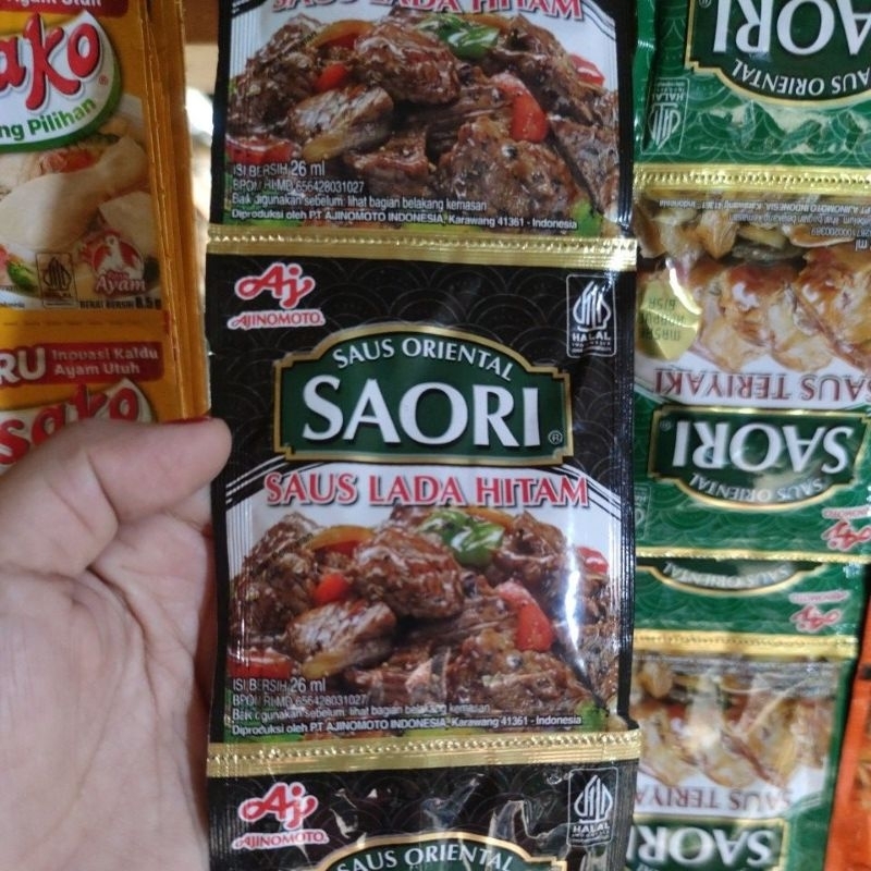 

saori saus lada hitam