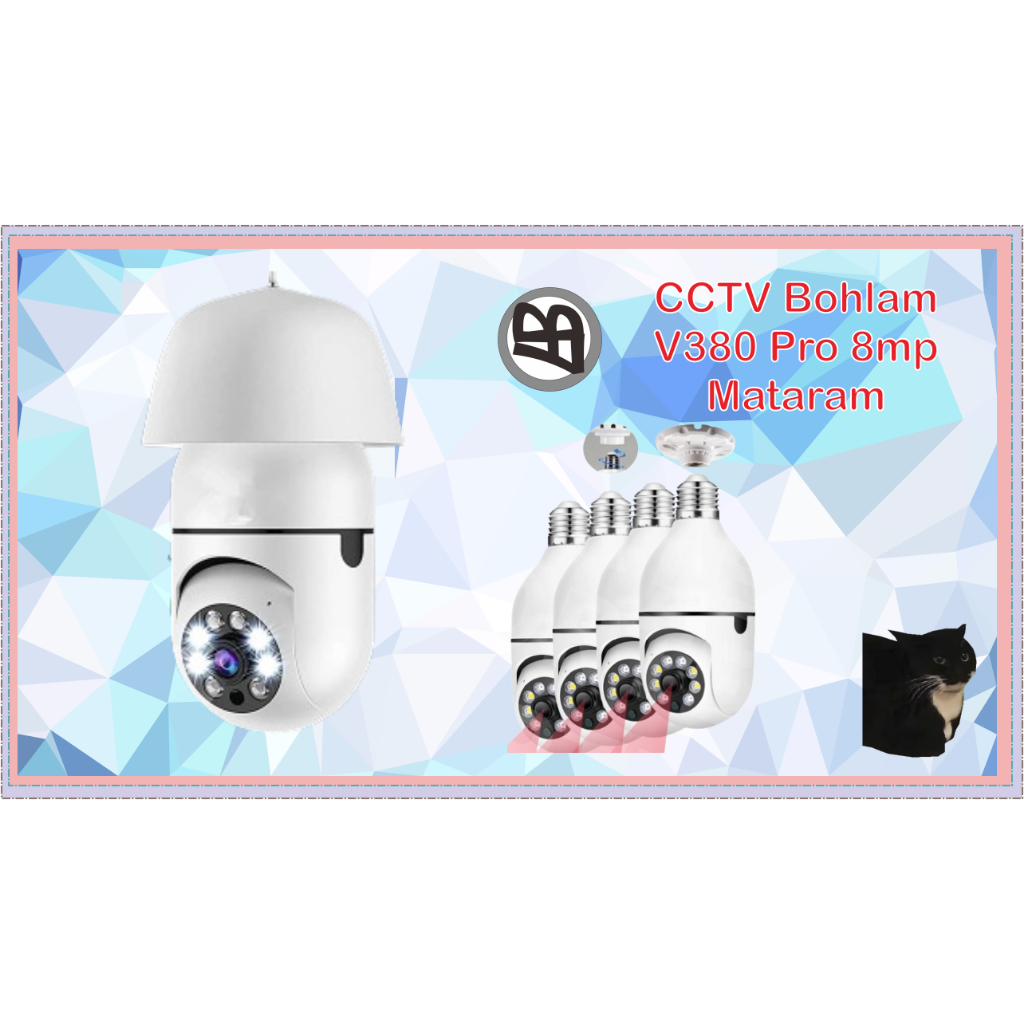 CCTV Bohlam V380 Pro 8mp Mataram
