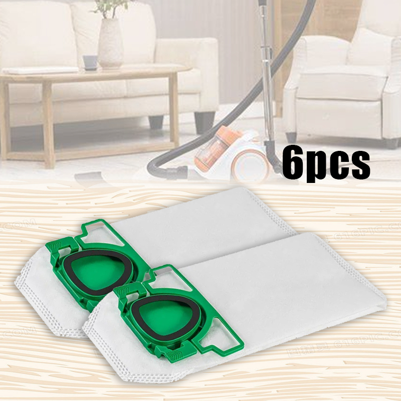 6pcs Vorwerk Cleaner Kobold Kantong Debu Debu Vorwerkl Tas Vacuum Cleaner
