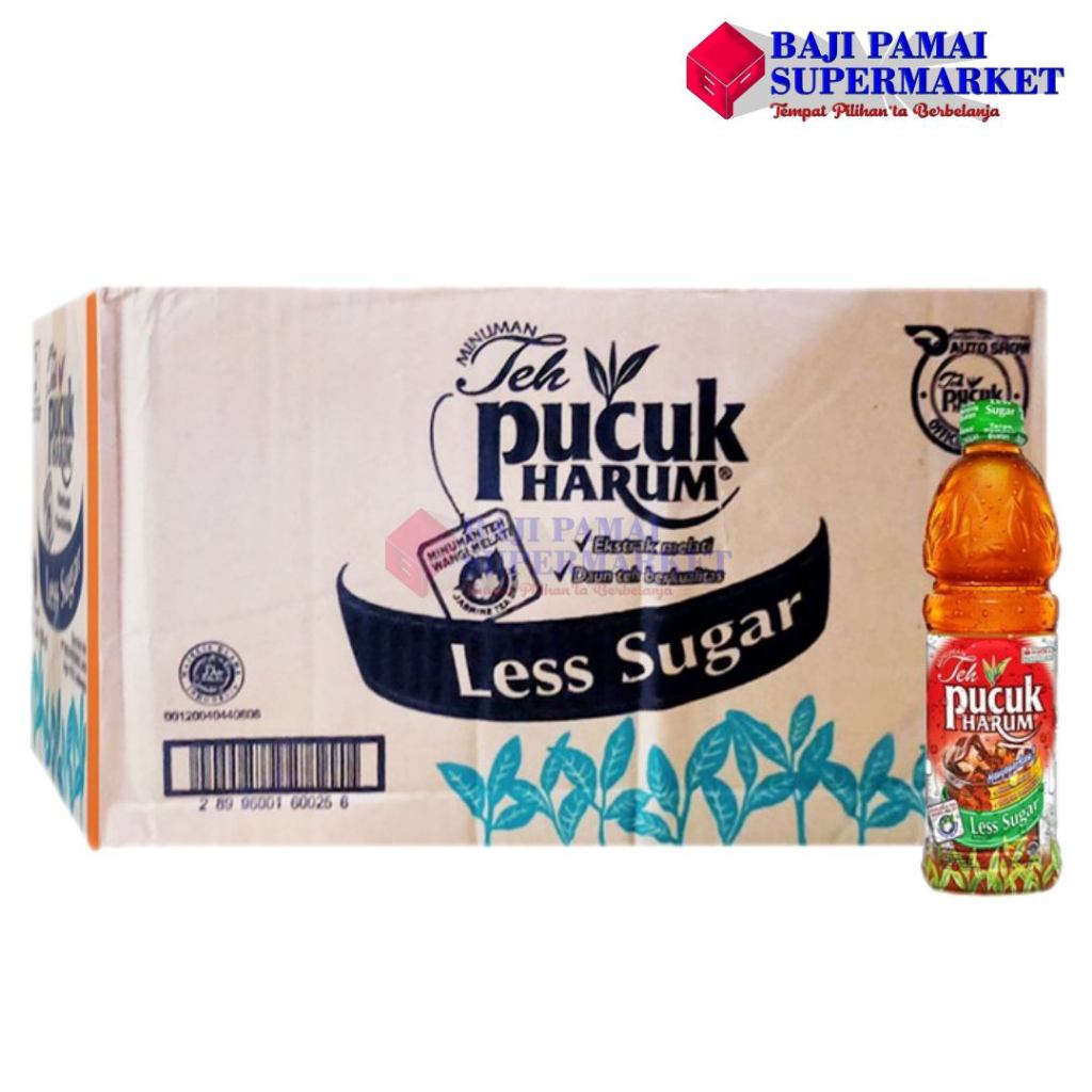 

Teh pucuk Less sugar 350ml 1 Karton isi 24