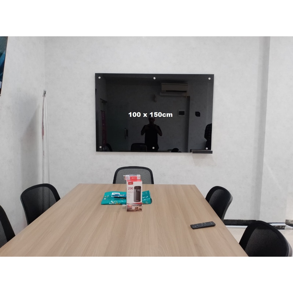

papan glassboard hitam termurah 100x150