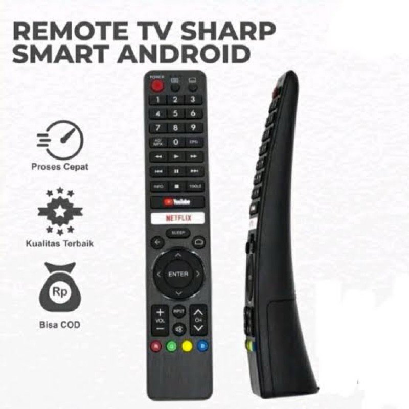 REMOTE TV SHARP SMART ANDROID SHARP LED