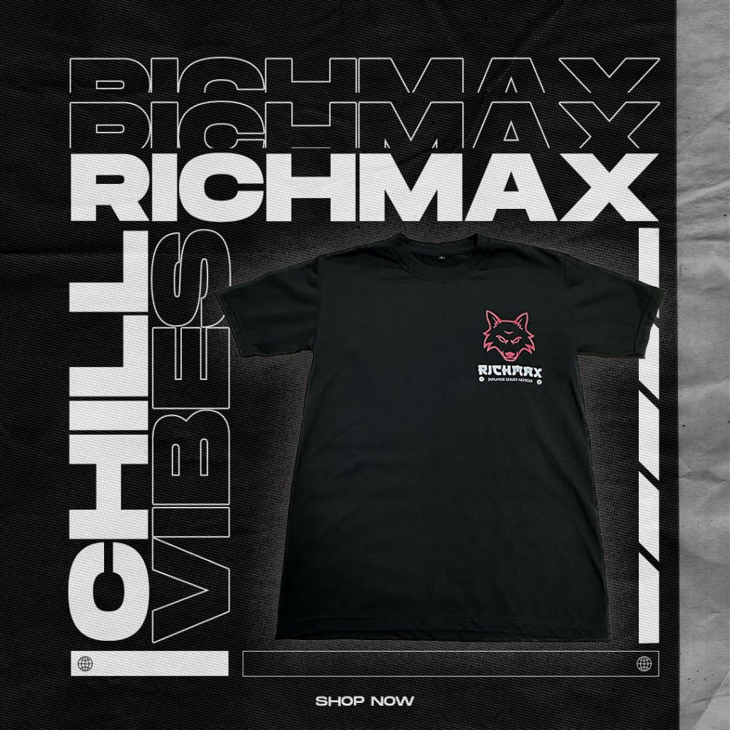 KAOS DISTRO PRIA RICHMAX KITSUNE NINE TALES  JAPANESE FOX
