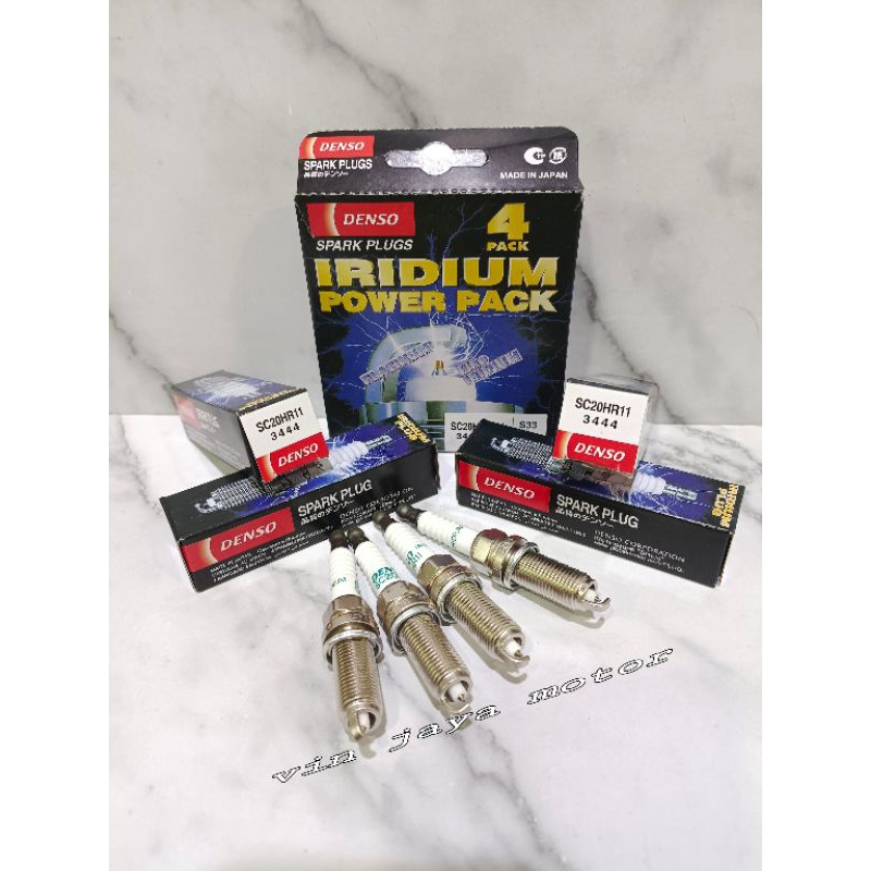 Busi Iridium Plug Sienta Calya Sigra New Agya Ayla Asli Denso 1Set 4Pc