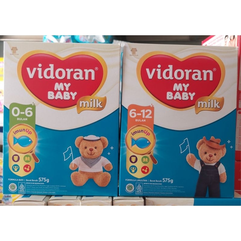Vidoran My Baby Susu Formula Bayi 0-6/6-12 Bulan 575gr