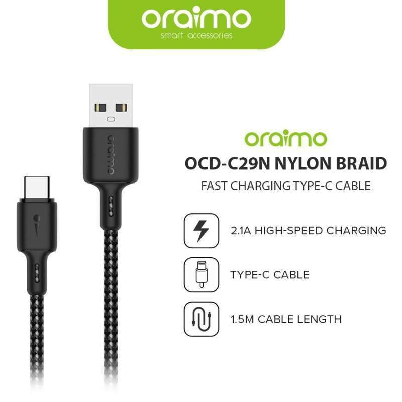 Oraimo OCD-C29N OCD-M29N Type-C 2,1A Kabel Data 150cm Fast Charging USB Cable