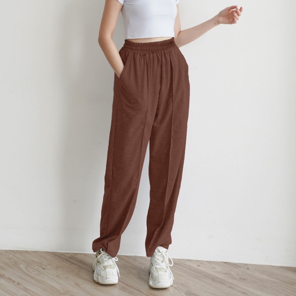 LAUREN PANTS BASIC / CELANA JOGGER WANITA / LEA STORE