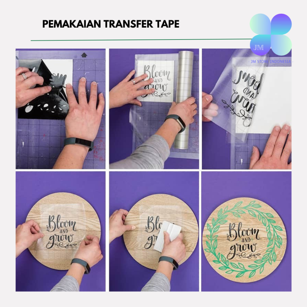 

ABBA Masking Transfer Tape Bening Lebar 5 10 15 20 cm x 100 Meter