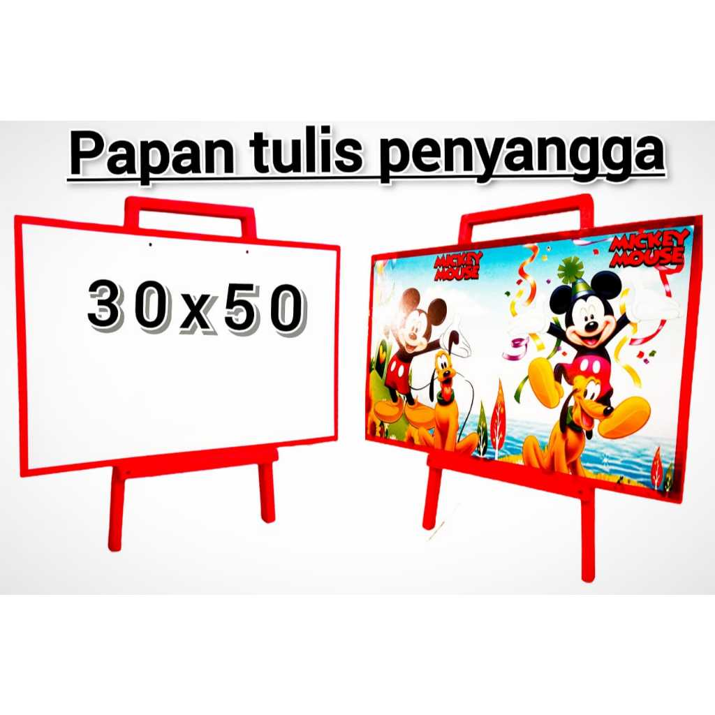 

Papan tulis white board dengan penyangga/alat belajar tulis anak/alat eduksi belajar anak