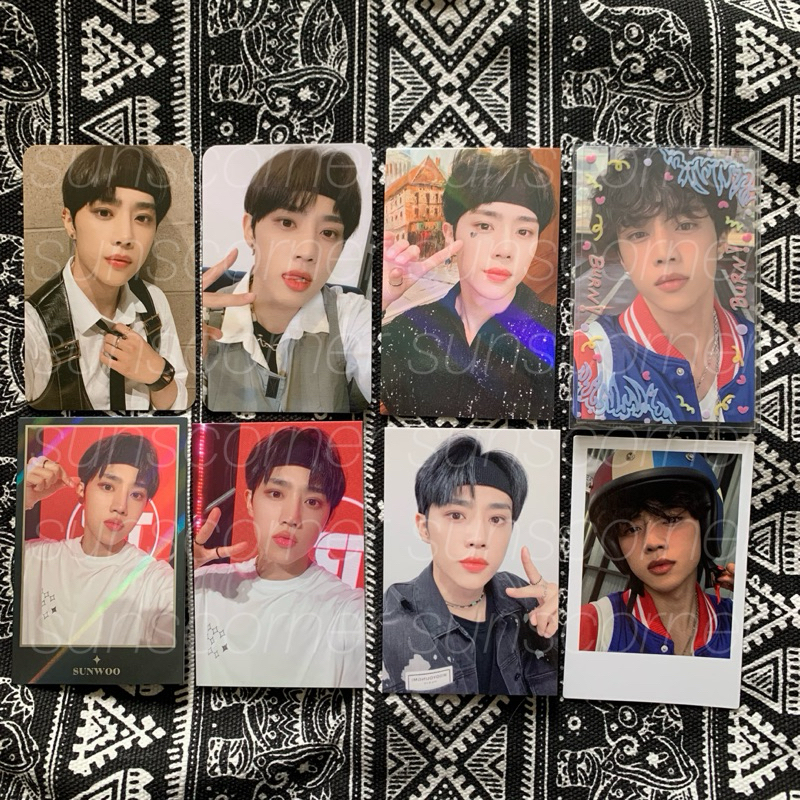 THE BOYZ Sunwoo Benefit PC TC Polaroid Keyring BYOK