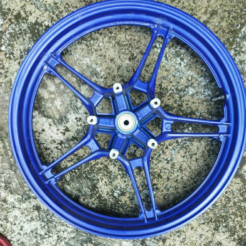 velg pelek depan mx king 150 ori copotan motor