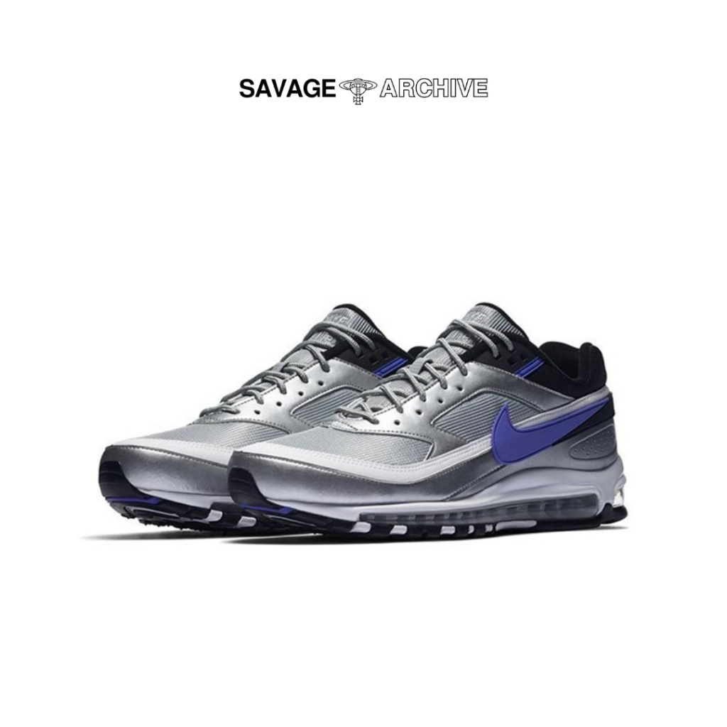 NIKE AIR MAX 97 BW METALLIC SILVER PERSIAN VIOLET