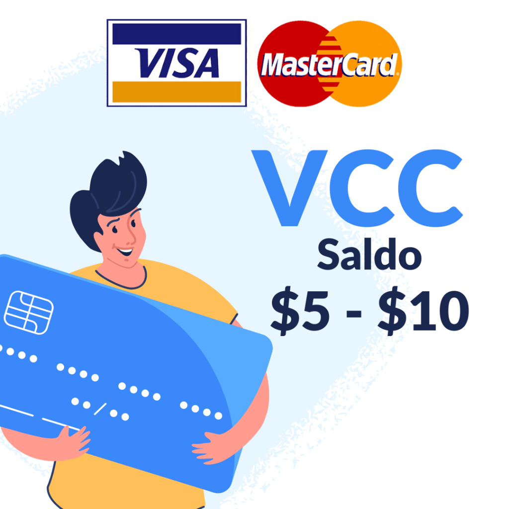 VCC CUSTOM SALDO $5 - $10 | Virtual Card Bersaldo | Support Semua Web | VCN Bersaldo | VCC Bersaldo