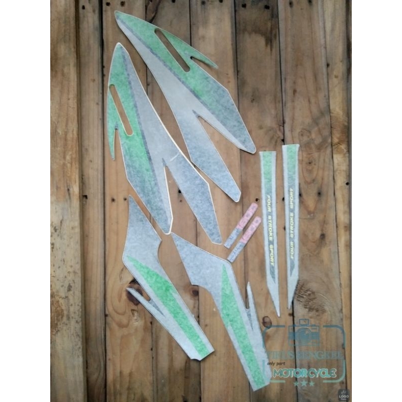 Striping Lis Body Honda GLpro GL pro Neotech  Neo tech Tahun Thn 1996 96 Original Hijau