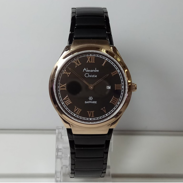 Jam Tangan Wanita Alexandre Christie AC8538 Sapphire Stainless Steel