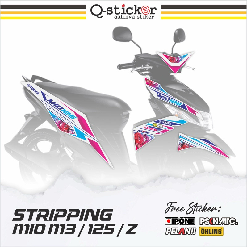 Stiker Stripping Mio 125/M3 / Sticker Stripping Mio 125/M3 Racing