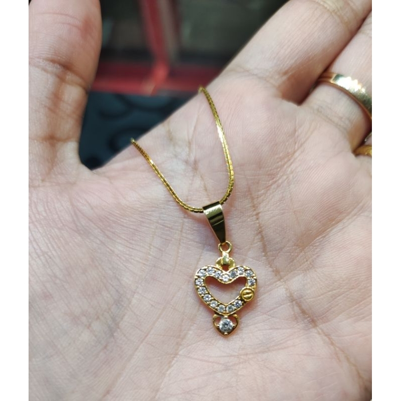 Liontin Love | Emas 16k | 700 | UBS | 1.1 gram