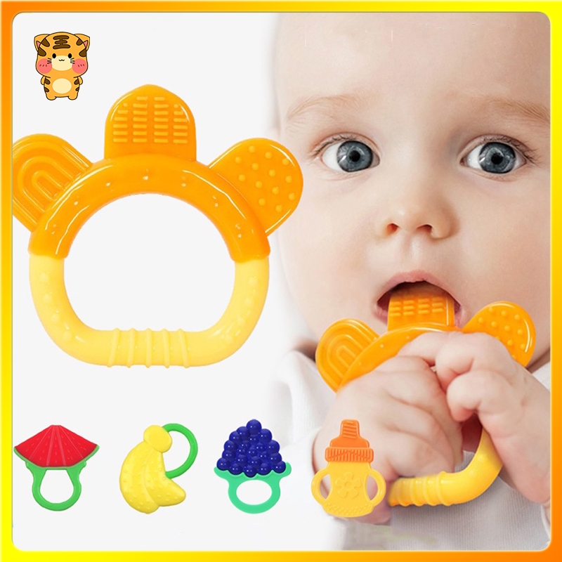 Teether Gigitan Bentuk Buah/Teether Bahan Silikon/Gigitan Bayi/C221