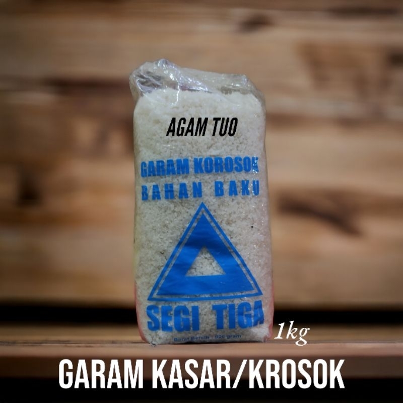 

GARAM KASAR / GARAM KROSOK 1KG+- PUTIH BERSIH