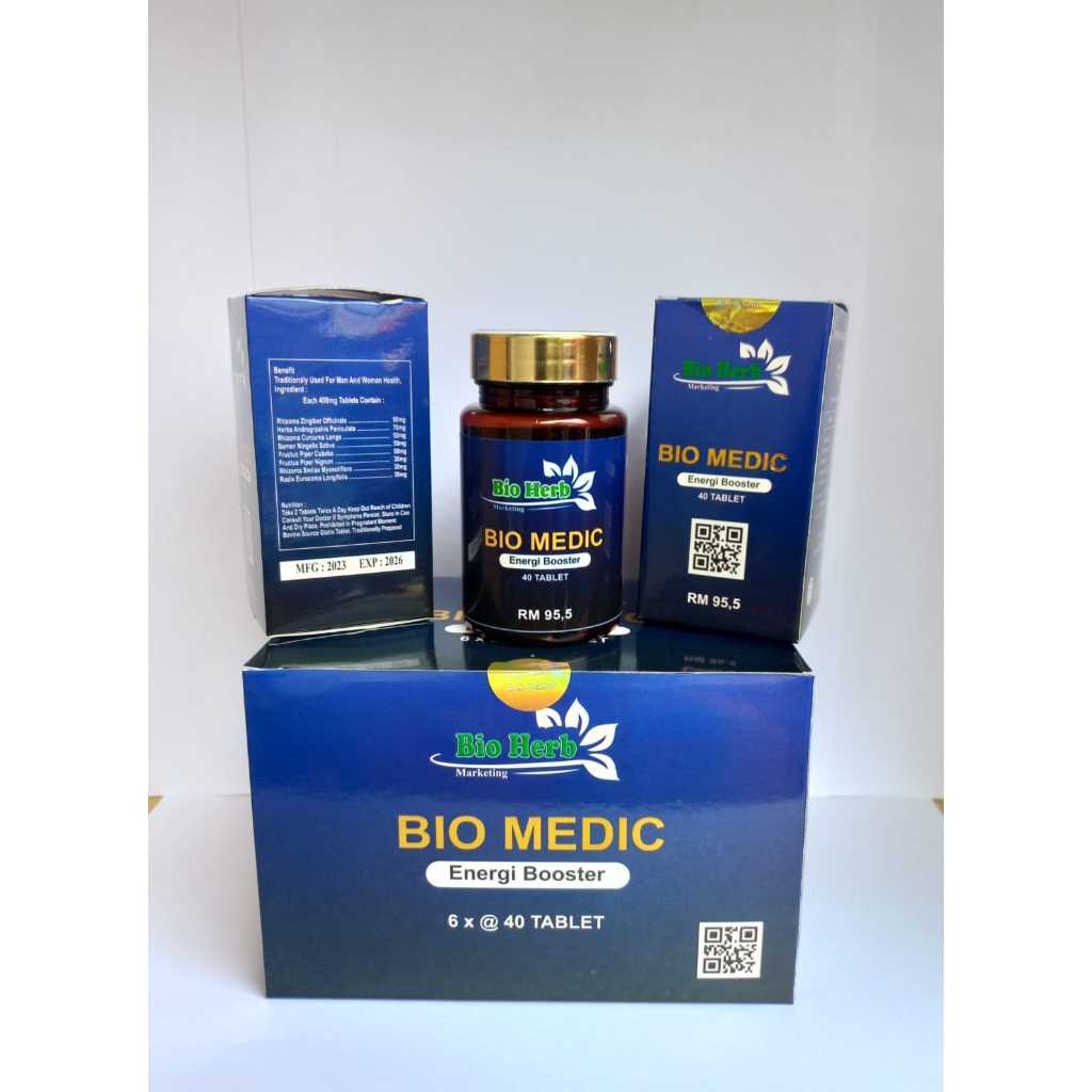 Bio Medic  Biomedic (A*) Pil Hitam Atasi masalah Kesehatan isi 40 pil