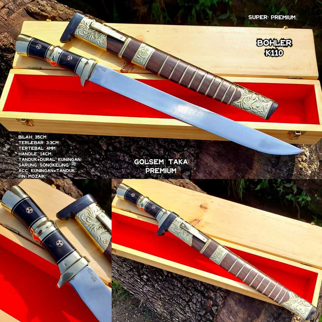 Golok Sembelih Taka Premium Bohler K110