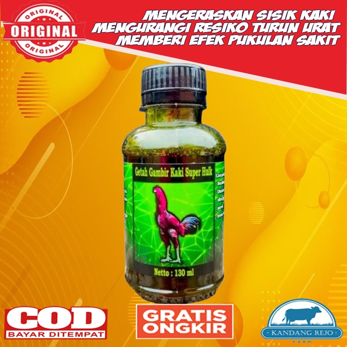 Getah Gambir Kaki Super Hulk Gunung Kelud Hijau