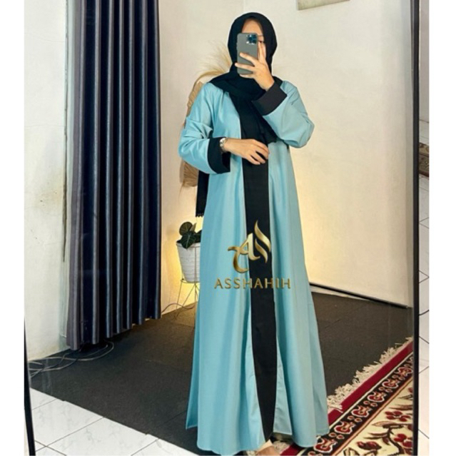 ABAYA ASSHAHIH ABAYA KOMBINASI