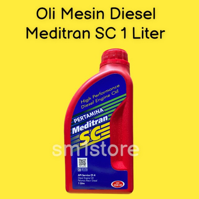 Oli Mesin Diesel Meditran SC 1 Liter