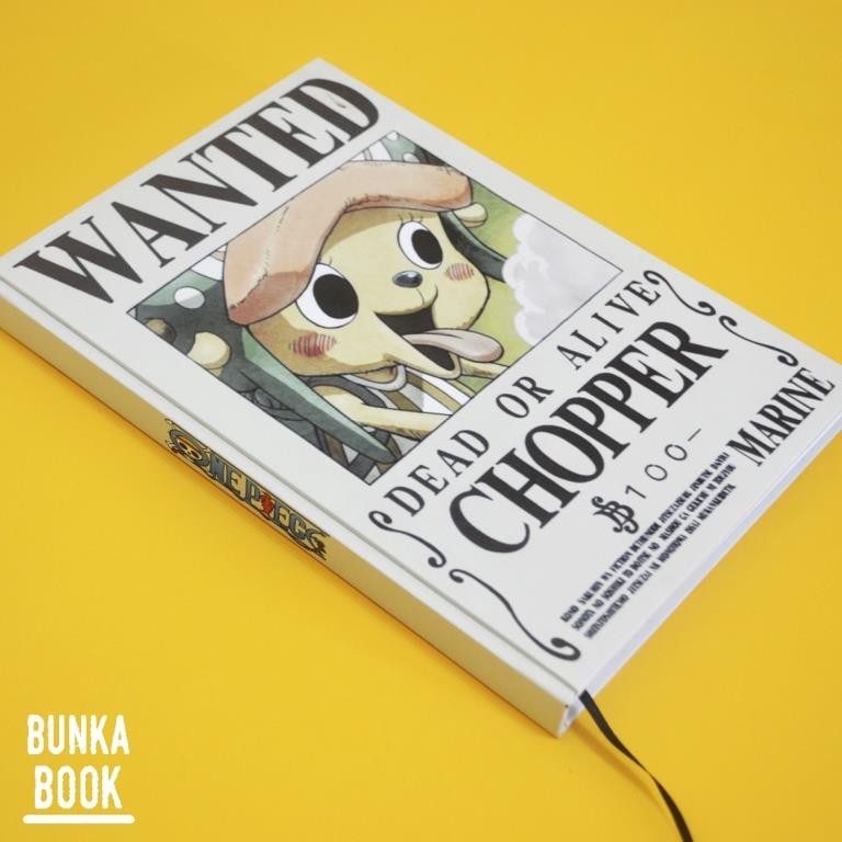 

Pocket Note Anime One Piece Wanted Chopper Hardcover A6 Jurnal Agenda Planner Gift Couple